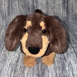 Jellycat Otto Sausage Dog Plush Dachshund Brown Wiener Puppy Medium 11"